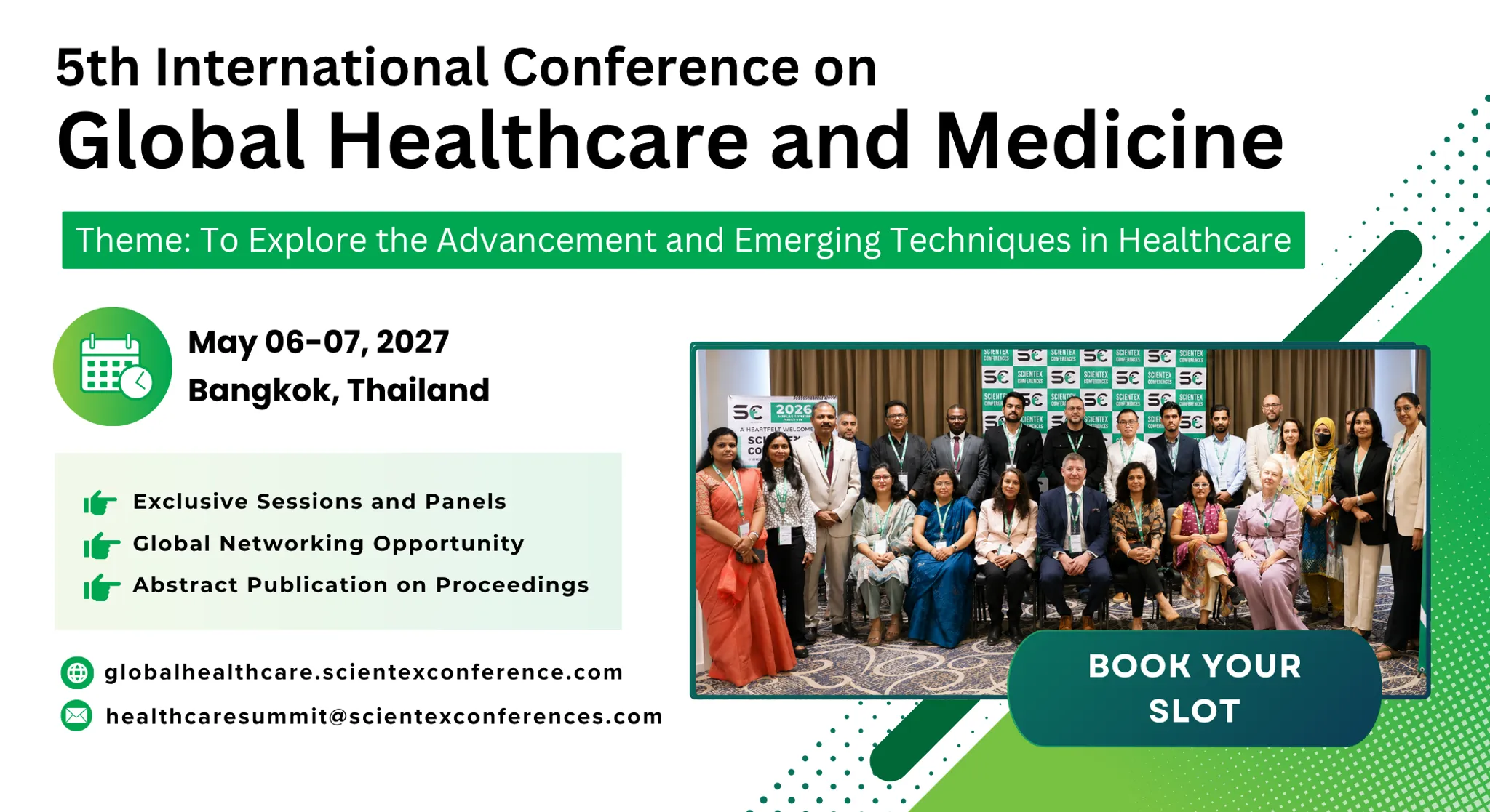 5th International Conference on Global Healthcare and Medicine